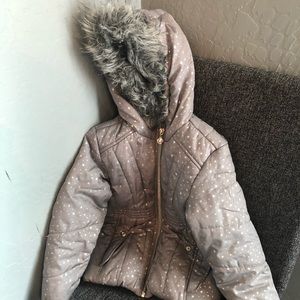 Silver Stars girls puffer coat (Rothschild) - 5/6
